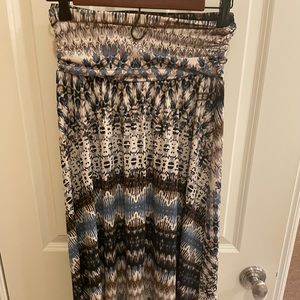Boho maxi skirt